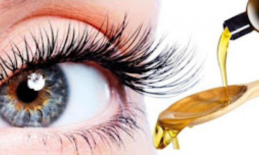 زيت الخروع العضوي لتعزيز نمو الرموش