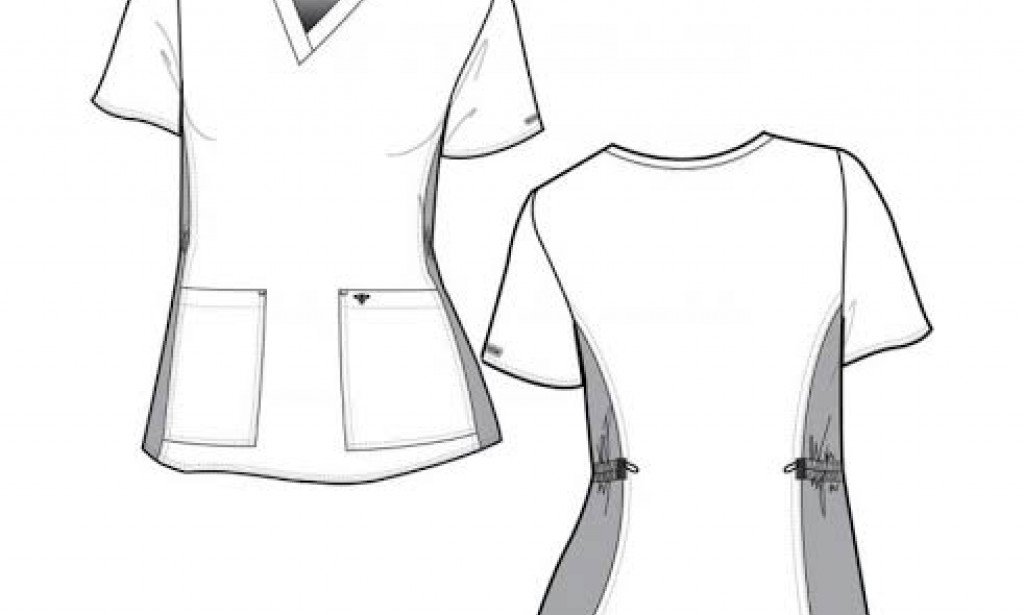 سكراب طبي بلوزة نسائي من ميد كتور